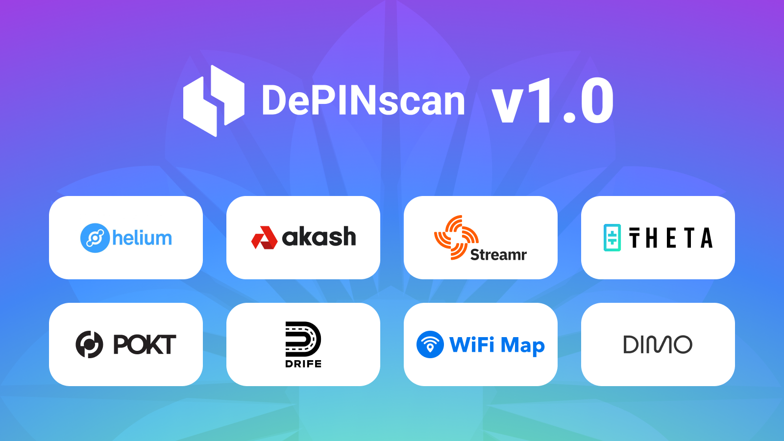 DePINscan 1.0 Launches with Partnership from Helium, Akash, Streamr, Theta, and more cover