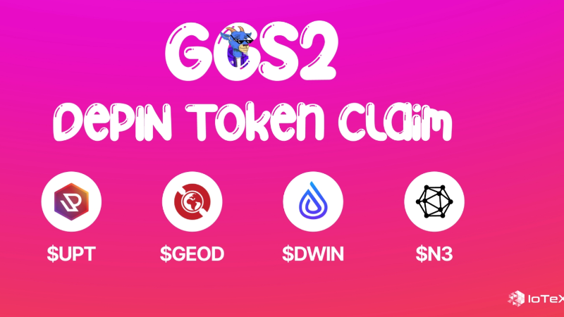 Reward Distribution Phase with Geodnet, Drop Wireless, and Uprock Underway