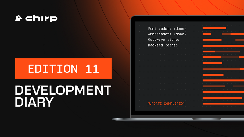 Chirp's Latest Dev Diary Highlights Key Tools for IoT Solutions