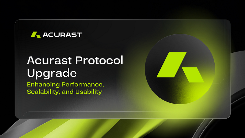 Acurast Enhances Transaction Efficiency and Performance Tracking with Latest Protocol Upgrade