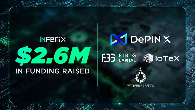 Inferix Labs Secures $2.6M Investment from DePIN X Capital and IoTeX