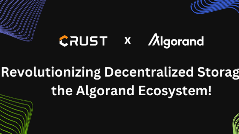 Algorand Foundation and Crust Network Partner to Pioneer Decentralized Storage in Algorand Ecosystem