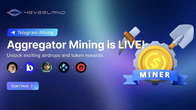 4EVERLAND Launches Aggregated Mining Feature on TG MiniApp