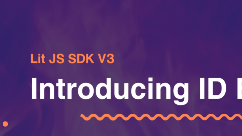 Lit JS SDK V3 Update: Improved Encryption with ID-Based Encryption