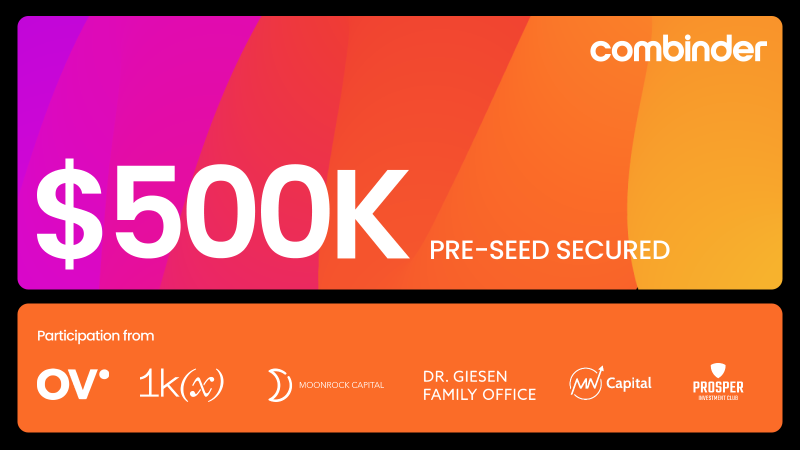 Combinder Closes $500,000 Pre-Seed Funding Round to Build Leading Network for Decentralized Energy Resources