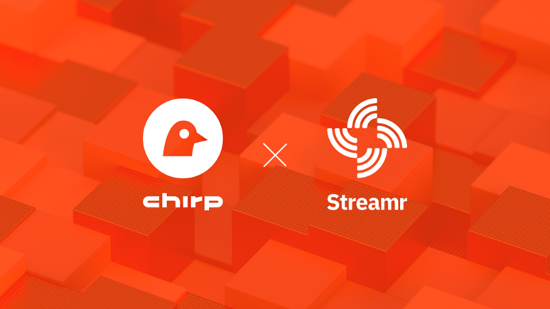 Streamr and Chirp Partner to Revolutionize Decentralized IoT